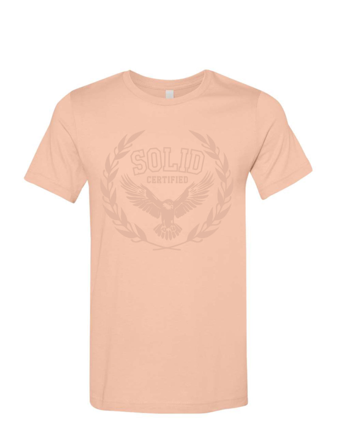 Solid puff print Tshirts