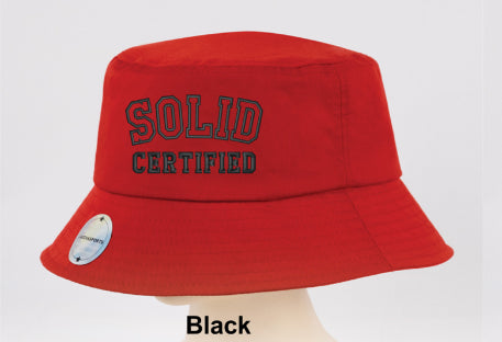 SOLID CERTIFIED BUCKET HATS