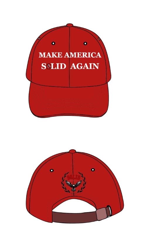 Make AMERICA SOLID AGAIN Tshirt & Hat combo