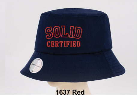 SOLID CERTIFIED BUCKET HATS
