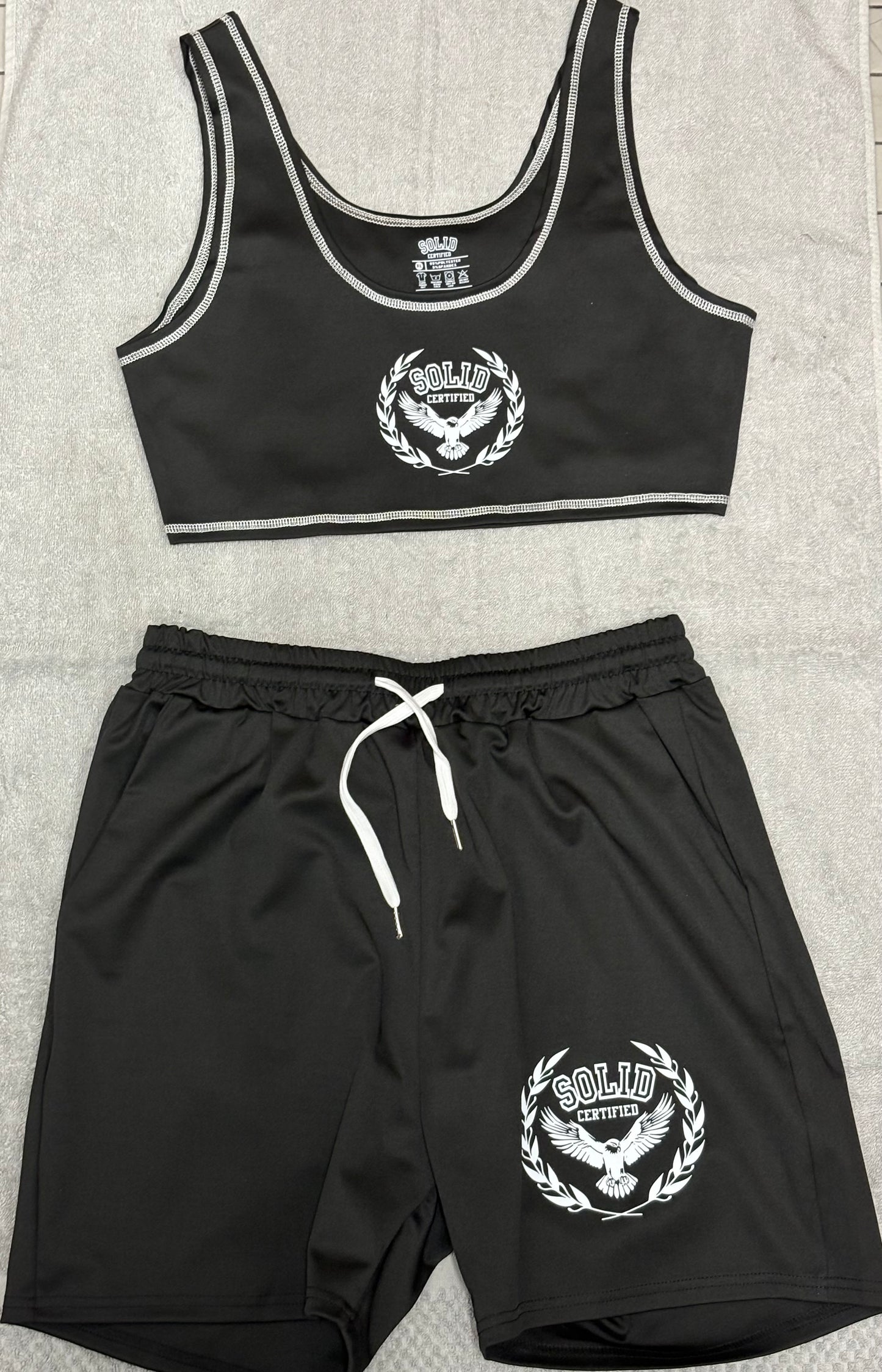 S.O.L.I.D female shorts and top